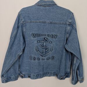 Denim Jean Jacket Anchor